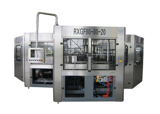 Attrezzatura imbottigliante 3 della bevanda gassosa in 1 materiale da otturazione Monoblock fornitore